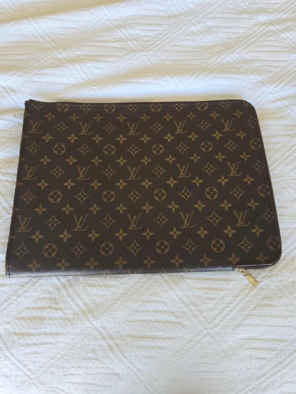 RARE Vintage M53400 Louis Vuitton Poche Documents Portfolio Case – Made in Paris